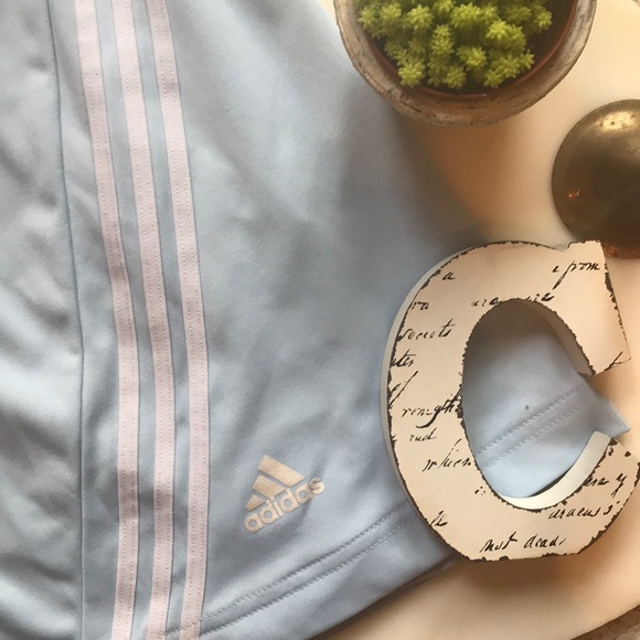 adidas Dresses & Skirts - Adidas Tennis Skirt Light Baby Blue Size Large